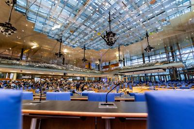 IT-Sicherheitstag NRW im World Conference Center Bonn - 11.12.2024-stock-foto