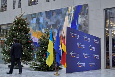 7.Deutsch-Ukrainisches Wirtschaftsforum in Berlin-stock-foto