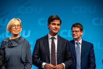 Neum?nster, 11.12.2024, Landesvertreterversammlung der CDU Schleswig-Holstein und Einstimmung auf die Bundestagswahl 202-stock-foto