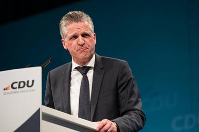 Neum?nster, 11.12.2024, Landesvertreterversammlung der CDU Schleswig-Holstein und Einstimmung auf die Bundestagswahl 202-stock-foto