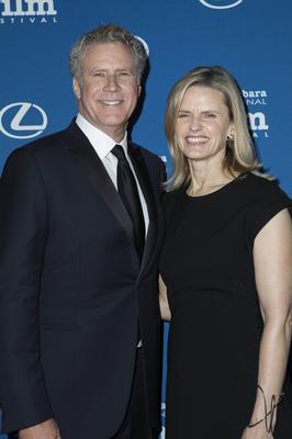 Will Ferrell, Viveca Paulin-stock-photo