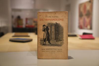 Access Kafka - Ausstellung J?disches Muesum Berlin-stock-foto