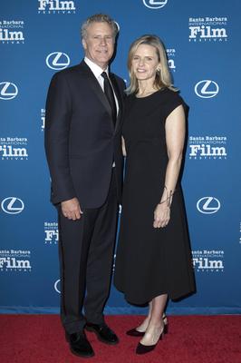 Will Ferrell, Viveca Paulin-stock-photo