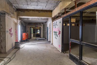 Pressef?hrung Baustelle Naturkundemuseum-stock-foto