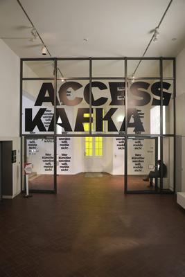 Access Kafka - Ausstellung J?disches Muesum Berlin-stock-foto