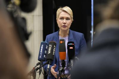 MPK, Ministerpr?sidentenkonferenz, Manuela Schwesig-stock-foto
