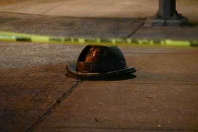 Two people shot at lafayette gardens nycha housing complex in brooklyn new york-stock-foto