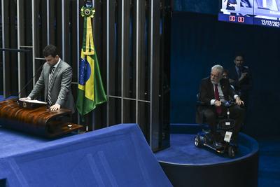 Senado vota reforma tribut?ria-stock-foto