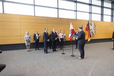 Ernennung Minister Th?ringen-stock-foto