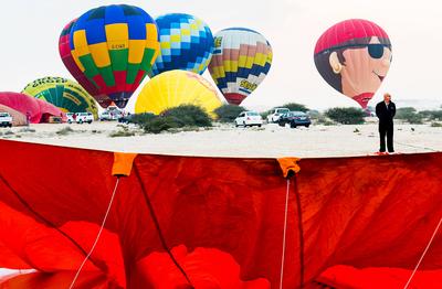 QATAR BALLOON FESTIVAL 2024-stock-photo