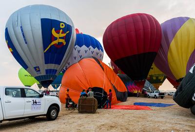 QATAR BALLOON FESTIVAL 2024-stock-photo