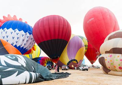 QATAR BALLOON FESTIVAL 2024-stock-photo