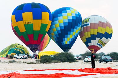 QATAR BALLOON FESTIVAL 2024-stock-photo