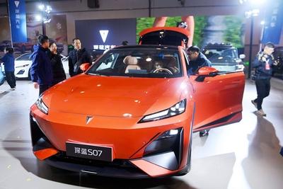16th Shandong International Auto Show 2024 in Qingdao-stock-foto