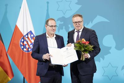 Ernennung Minister Th?ringen-stock-foto
