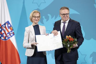 Ernennung Minister Th?ringen-stock-foto