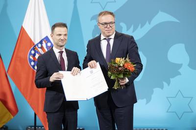 Ernennung Minister Th?ringen-stock-foto