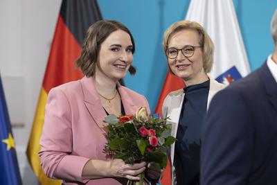 Ernennung Minister Th?ringen-stock-foto