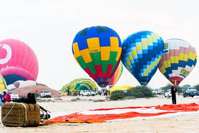 QATAR BALLOON FESTIVAL 2024-stock-photo