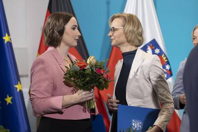 Ernennung Minister Th?ringen-stock-foto