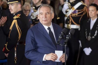 Handover ceremony at the Hotel Matignon-stock-foto