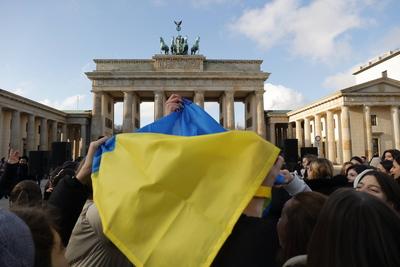 Deutschland, Berlin, Pariser Platz, Demonstration, C Teen in Berlin J?dische Jugendliche Europas am Brandenburger Tor **-stock-photo
