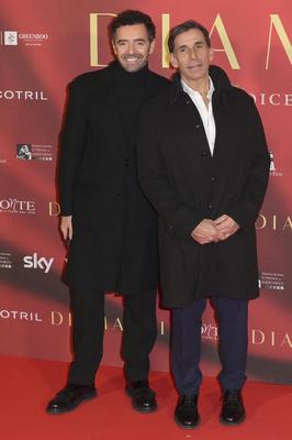 Alberto Matano mit Ehemann Riccardo Mannino-stock-foto
