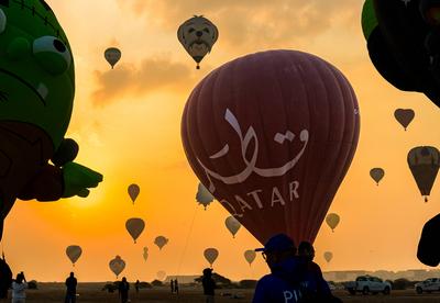 QATAR BALLOON FESTIVAL 2024-stock-photo
