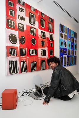NOAH BECKER MY FIRST WORD WAS BALL VERNISSAGE, Barbara Becker kam extra aus Miami eingeflogen mit ihrer neuen Handtasche-stock-foto