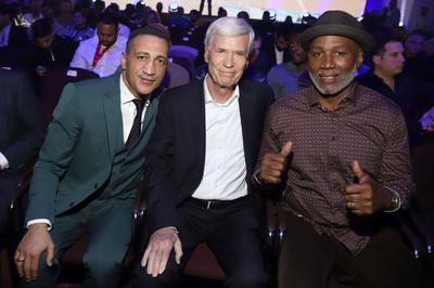 Ismail ?zen, Michael Otto, Lennox Lewis-stock-foto