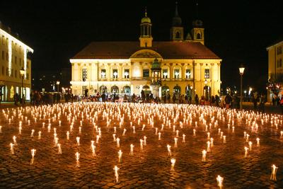 News Bilder des Tages 16.01.2021, xtgx, Politik, Rechte Kundgebung und Gegendemonstration in Magdeburg, auf dem Alten Ma-stock-foto