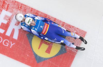 photographer: FIL / Michael Kristen // 14.12.2024 / 3. FIL Ebersp?cher Luge World Cup, LOTTO Th?ringen Ice Arena Oberhof-stock-photo