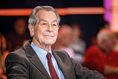MDR - Riverboat. Franz M?ntefering ( SPD ) anl??lich der Aufzeichnung der MDR - Talkshow Riverboat am 19.04.2024 in der-stock-foto