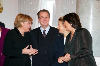 Neujahrsempfang Bundespraesident Copyright: IMAGO. Herrmann 08.01.2007 Thema: Neujahrsempfang Bundespraesident fuer verd-stock-foto