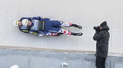 photographer: FIL / Michael Kristen // 14.12.2024 / 3. FIL Ebersp?cher Luge World Cup, LOTTO Th?ringen Ice Arena Oberhof-stock-photo