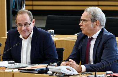 Plenum Thueringer Landtag-stock-foto