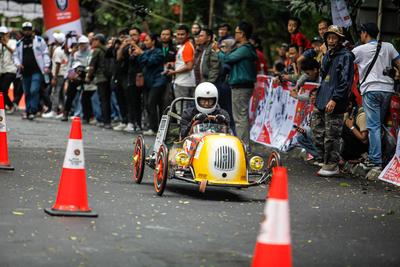 West Java Soap Box Cart Race-stock-photo