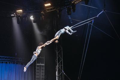 Flying Campas-stock-foto