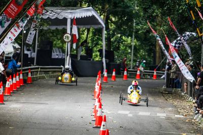 West Java Soap Box Cart Race-stock-photo