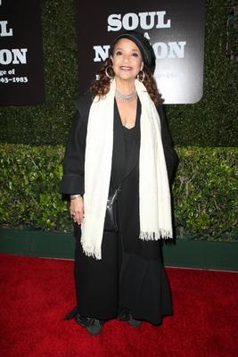 Los Angeles CA March 22: Debbie Allen, arrives for The Broad Museum Celebrates the Opening of Soul Of A Nation: Art in-stock-photo