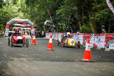 West Java Soap Box Cart Race-stock-photo