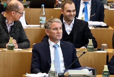 Plenum Thueringer Landtag-stock-foto