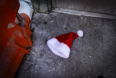 Santa Con 2024-stock-foto