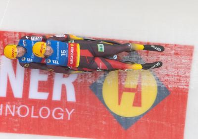 photographer: FIL / Michael Kristen // 14.12.2024 / 3. FIL Ebersp?cher Luge World Cup, LOTTO Th?ringen Ice Arena Oberhof-stock-photo