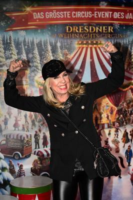 Petra Zieger bei der Premiere des 27. Dresdner Weihnachts-Circus an der Washingtonstra?e. Dresden, 13.12.2024 Sachsen Ge-stock-foto