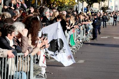 Le Pape Francois en Corse-stock-foto