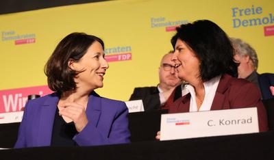 FDP Bundestagswahl 2025 Landesdeligierte-stock-foto