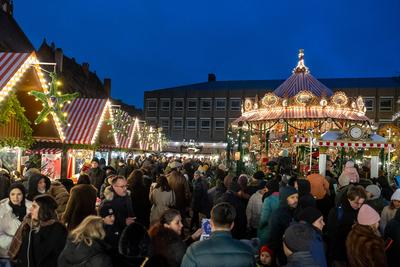 Kinderweihnachtsmarkt in N?rnberg, 15.12.2024-stock-foto