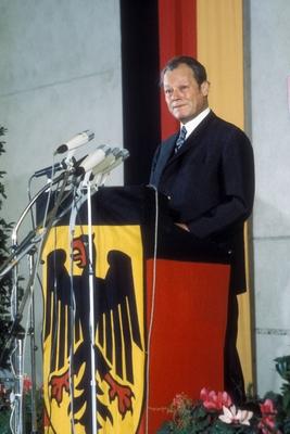 Bundeskanzler Willy Brandt GER SPD-stock-foto