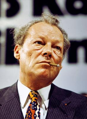 SPD Parteitag 1972 Willy Brandt SPD Bundeskanzler, Bonn Deutschland *** SPD Party Congress 1972 Willy Brandt SPD Federa-stock-photo